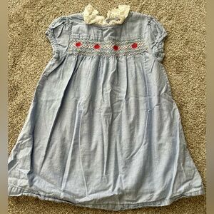 Baby Boden Smocked Apple Dress